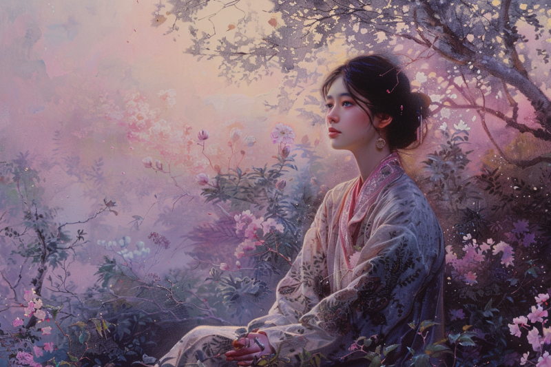 梦青衣-AI绘画-密友之家