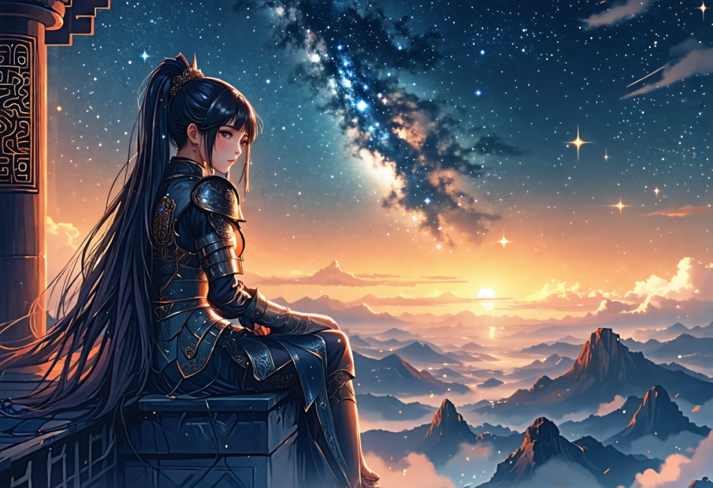 星空下的守望-桥涵的动漫星球星系-艺术文化星座-密友之家