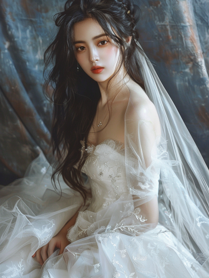 水精灵、洁白婚纱少女-密友之家